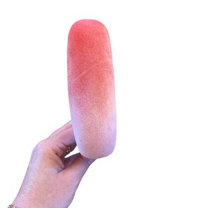 Pink velvet headband